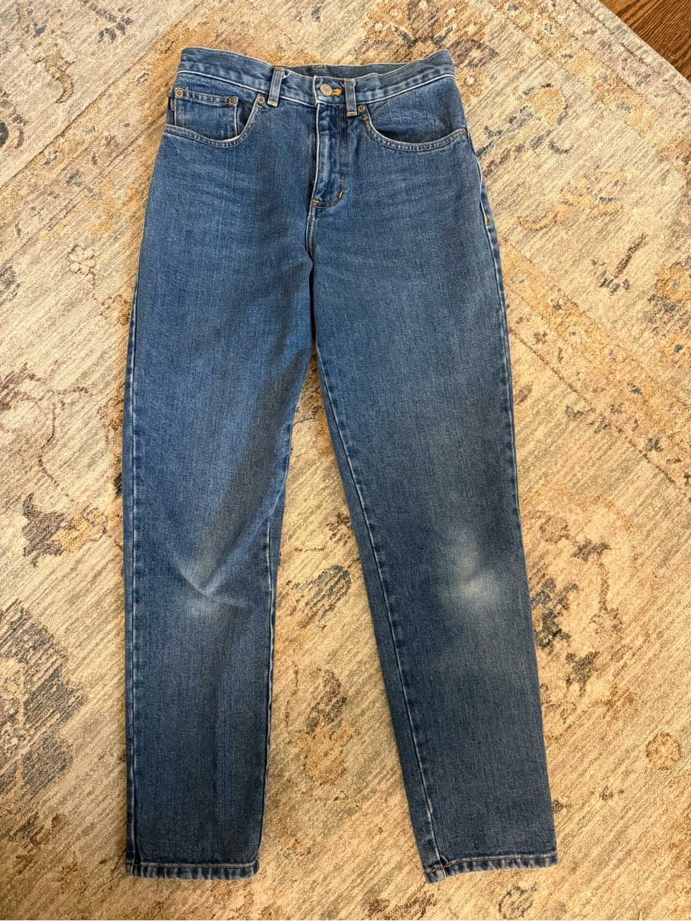 Vintage Ralph Lauren Straight-Leg Women’s Denim Jeans - Medium Blue Wash
